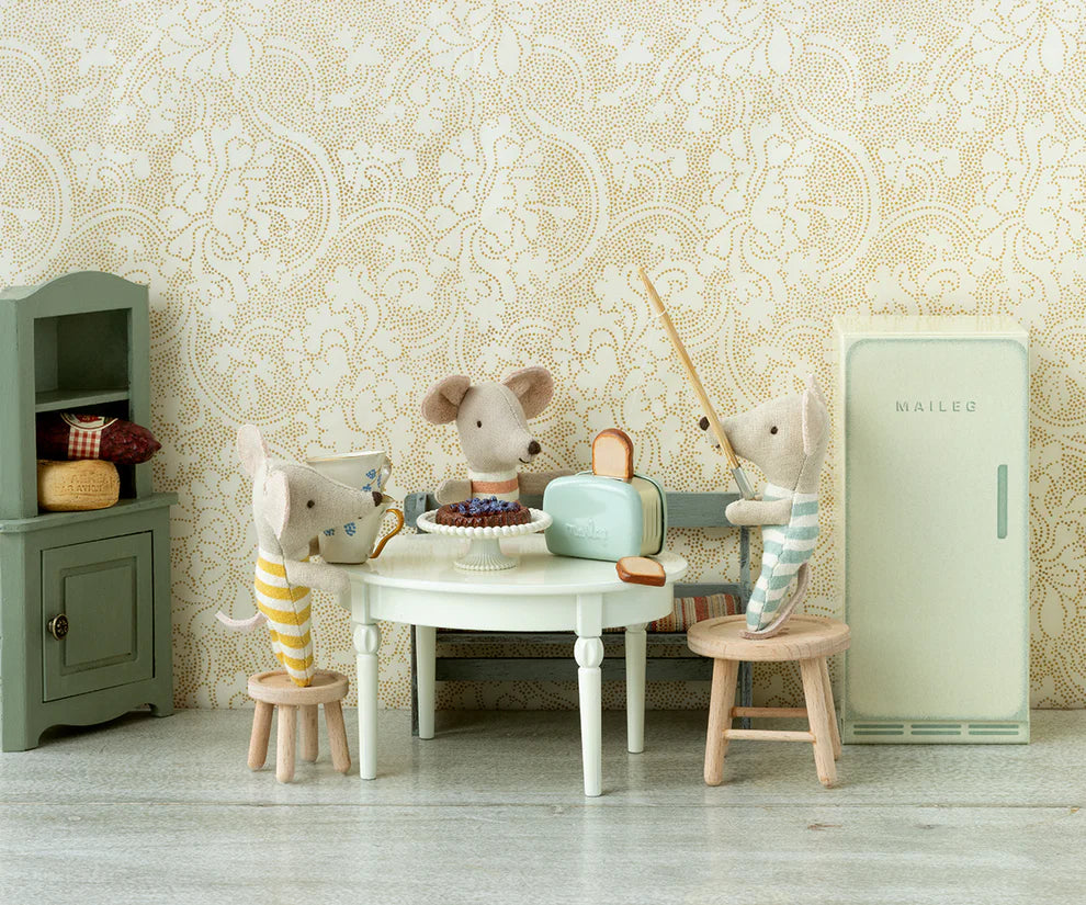 Maileg - Broodrooster - muis - mint.