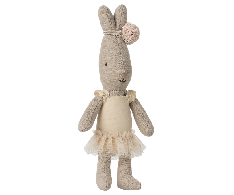 Maileg - Ballerina Konijn Micro - Crème. Verwacht mei/juni