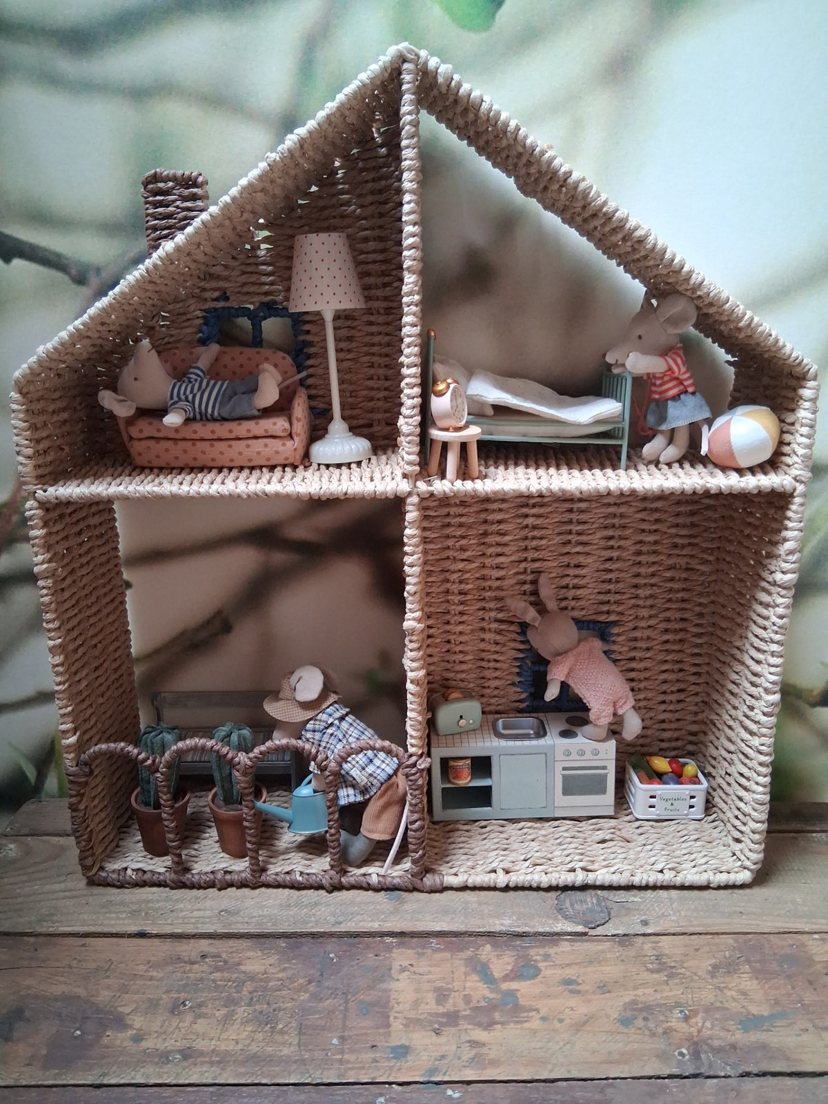 Rice - Huis/wandrek - Blauw.