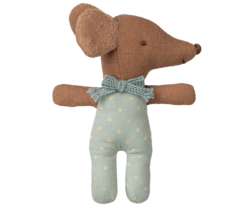 Maileg - Sleepy/wakey baby muis in lucifersdoos - Blue.