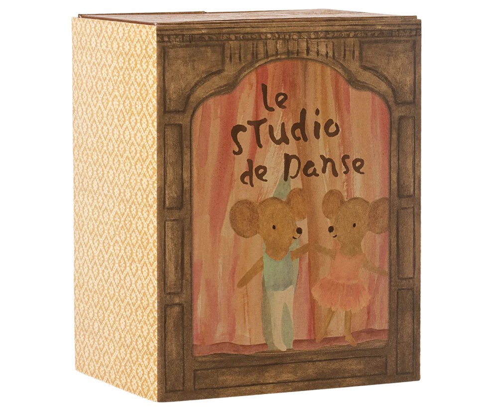 Maileg - Balletmuisjes in dansstudio - Kleine broer en zus.