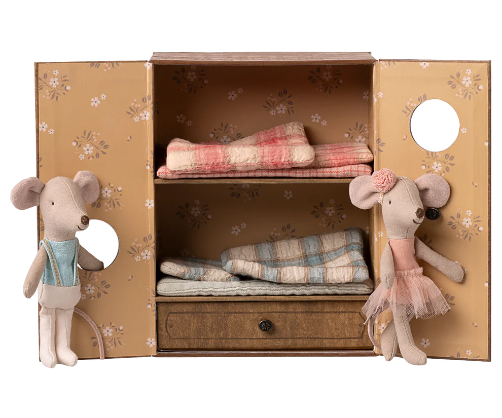 Maileg - Balletmuisjes in dansstudio - Kleine broer en zus.