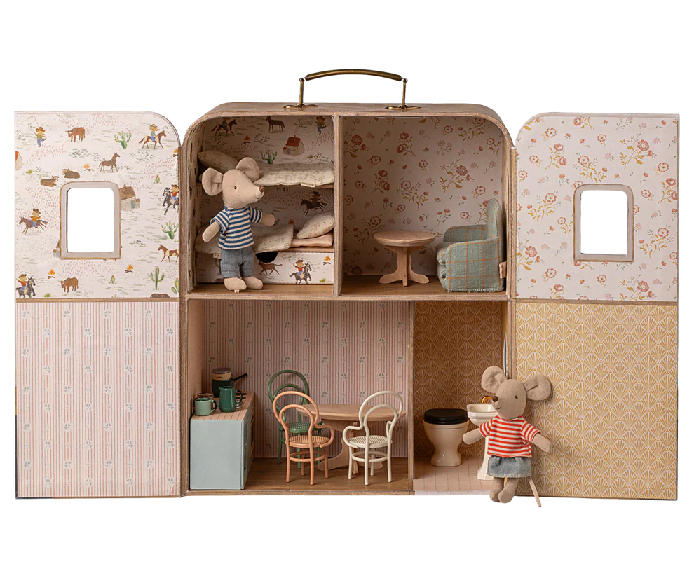 Maileg - SuitCasa Koffer - Kleine Broer en Zus. Verwacht november