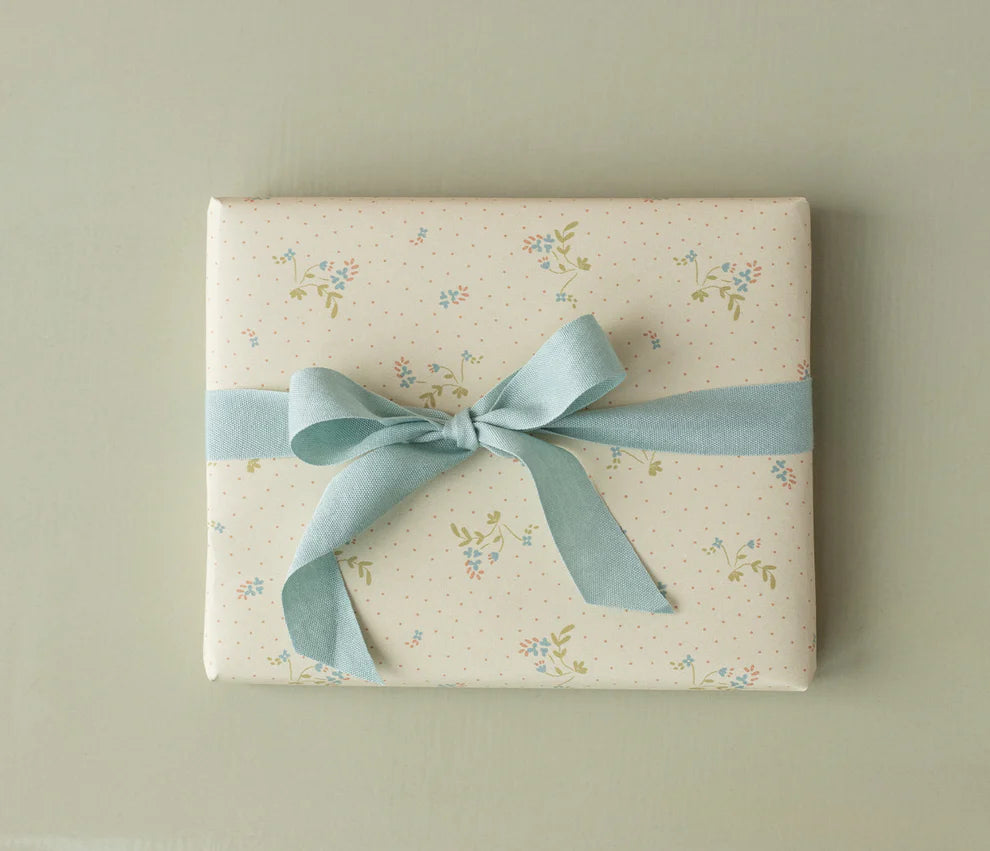 Maileg - Bae Blue - inpakpapier, rol 10 meter.