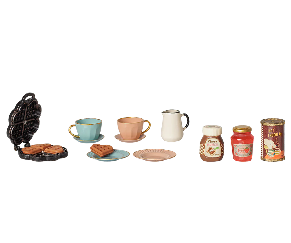 Maileg - Wafelset Muis. Verwacht november.