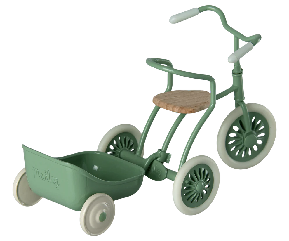 Maileg - Aanhanger voor driewieler - Green.