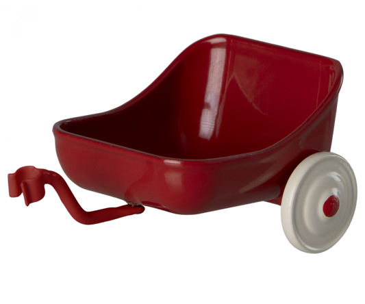Maileg - Aanhanger voor driewieler - rood.