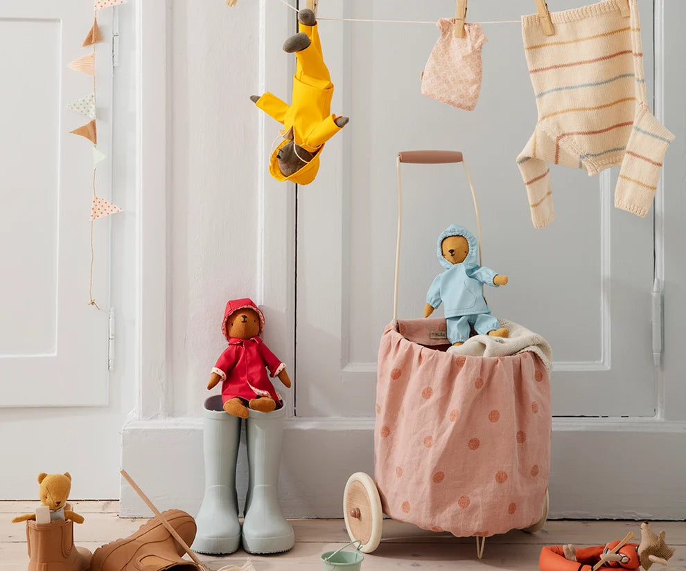 Maileg - Regenkleding voor Teddy junior. Verwacht september