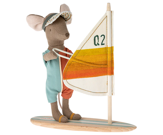Maileg - Strand Muis - Surfer grote broer.