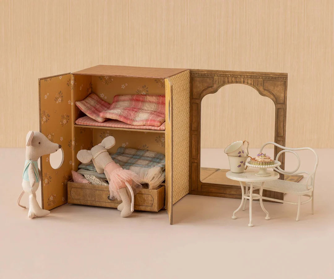 Maileg - Balletmuisjes in dansstudio - Kleine broer en zus.