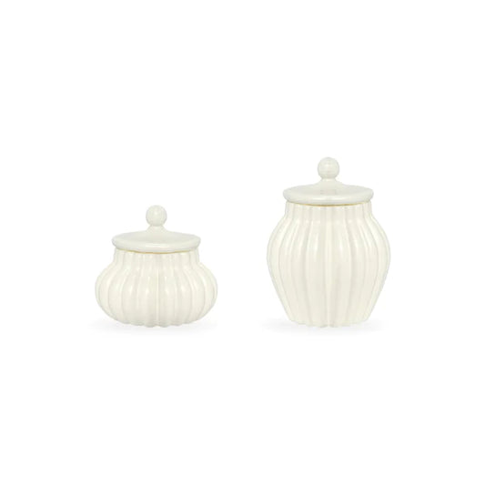 Aizulhomey - Voorraadpotten set, off white. Verwacht mei