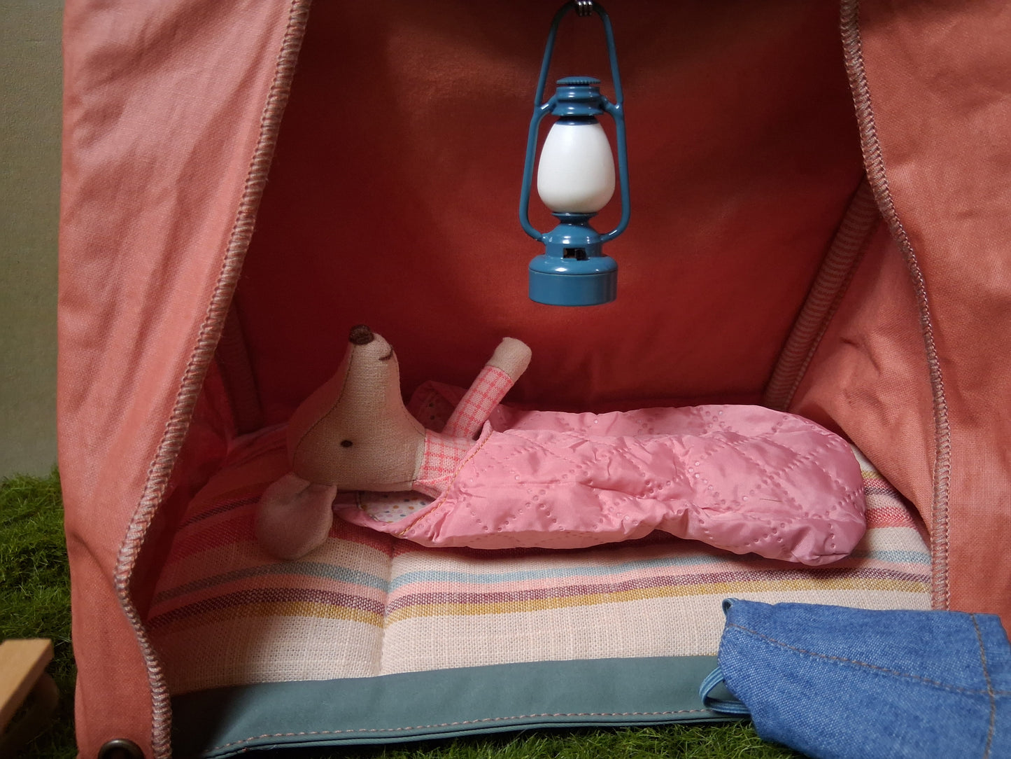 Maileg - Grote zus wandel muis - Hiking mouse.
