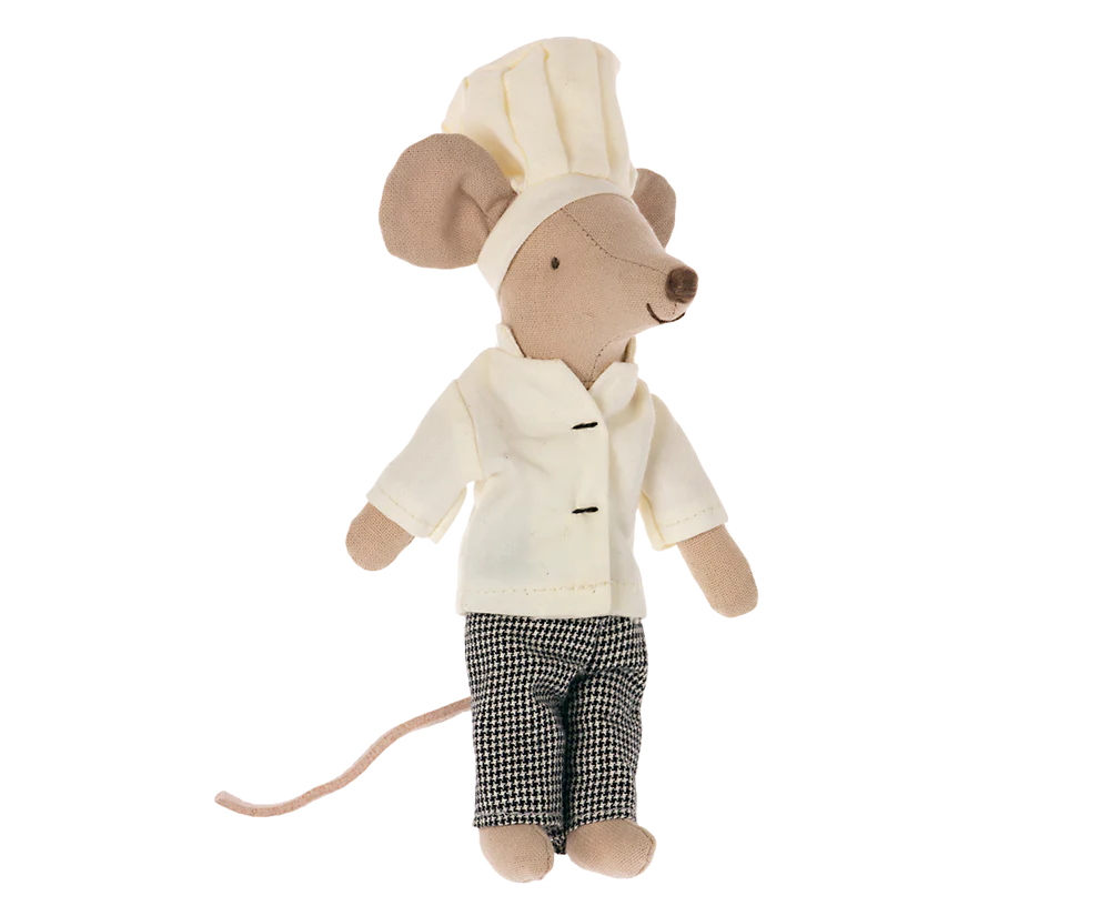 Maileg - Chef Mouse kleertjes – Koks kleding