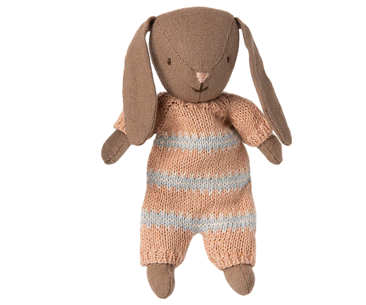 Maileg - Konijn micro bruin met magneethandjes - Dusty Rose. Verwacht oktober.