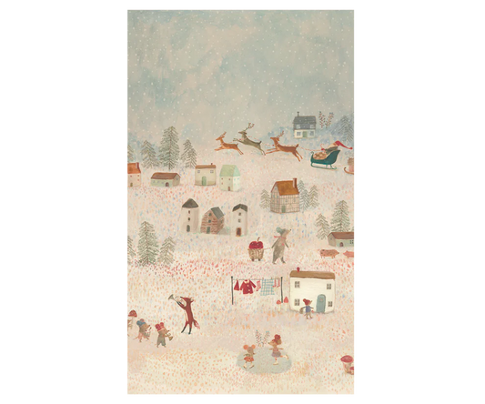 Maileg- Santa is coming -  inpakpapier, rol 10 meter. Verwacht oktober