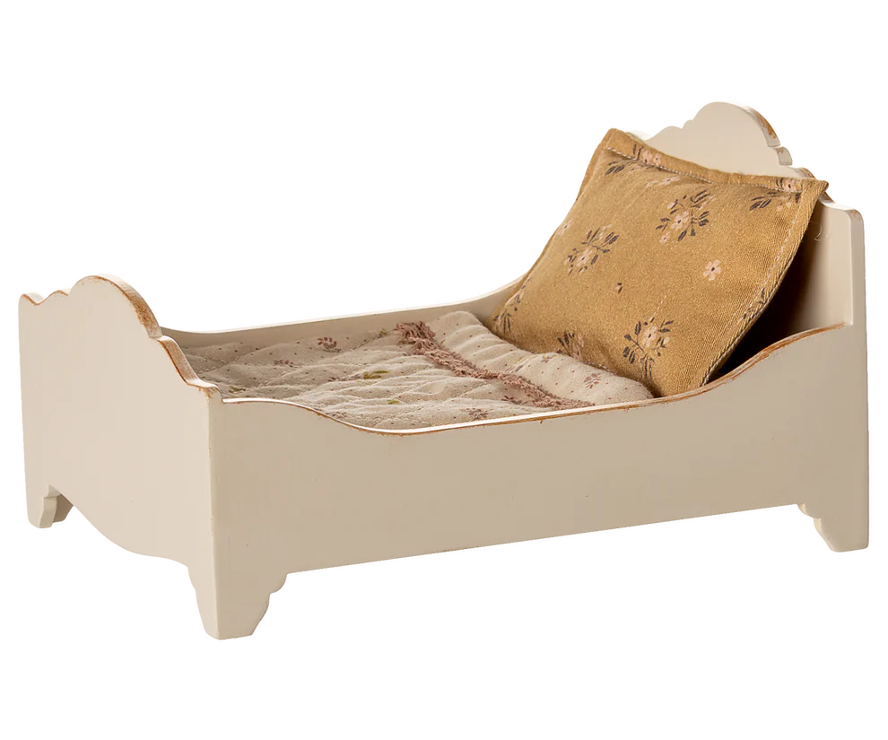 Maileg - Bed - Off White.