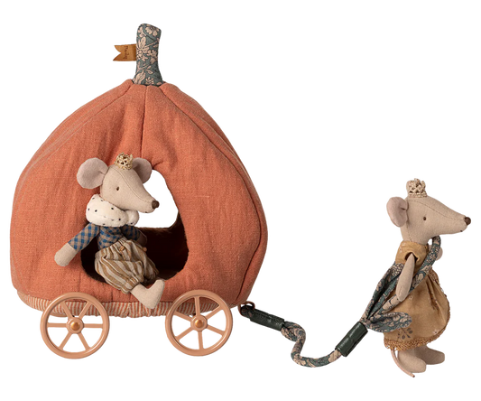 Maileg - Pompoen Koets - Muis.