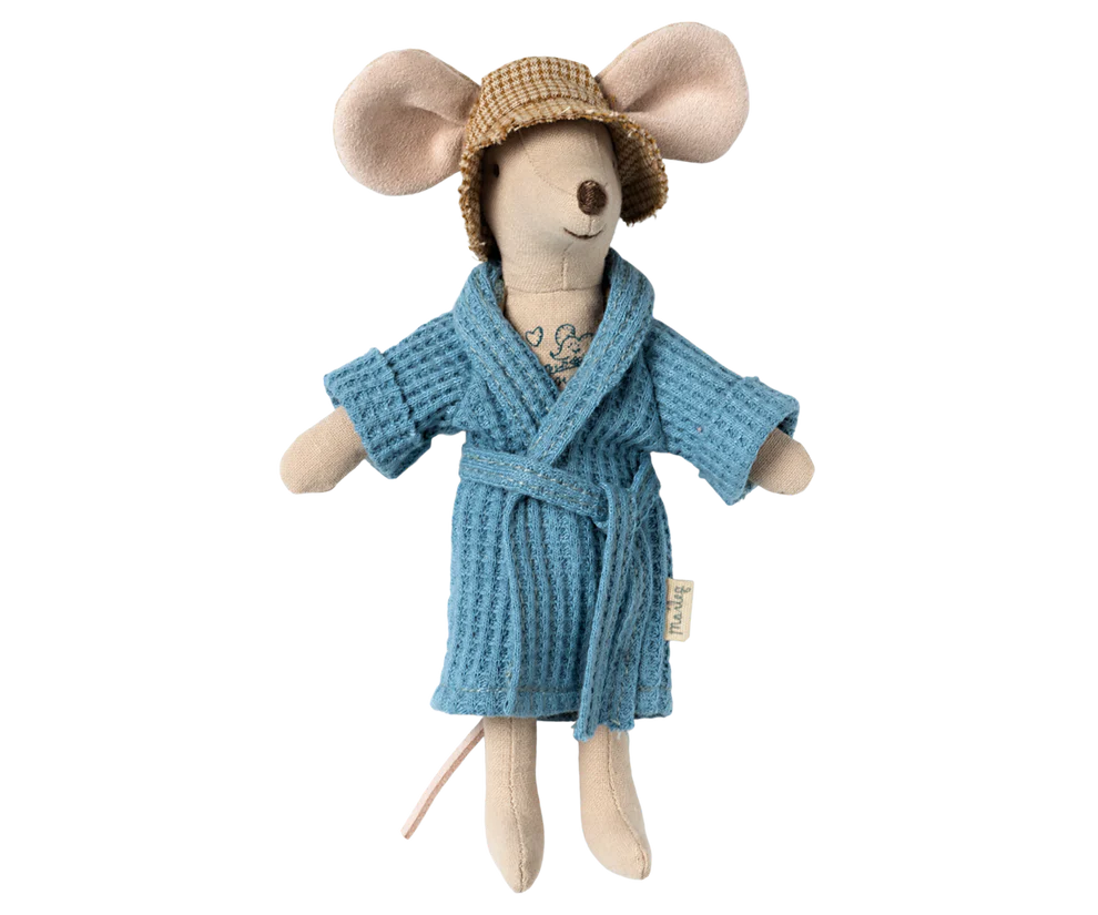 Maileg - Badjas - Vader/moeder muis. Verwacht januari februari.