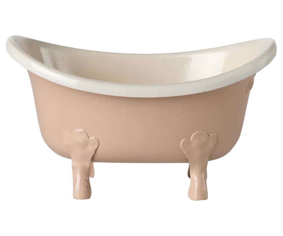 Maileg - Metalen bad - Muis - Rose. Verwacht april