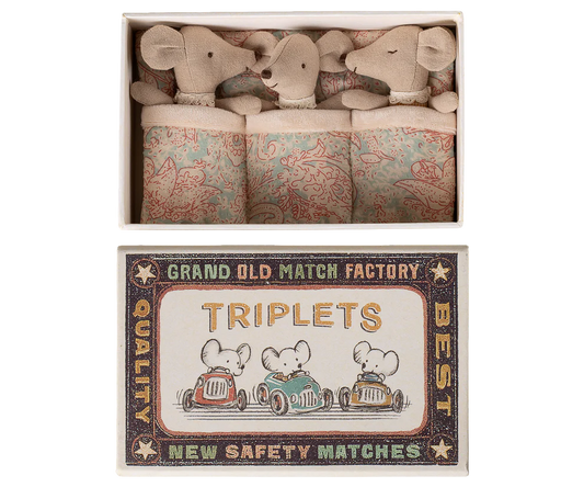 Maileg - Drieling muisjes. Verwacht juni.