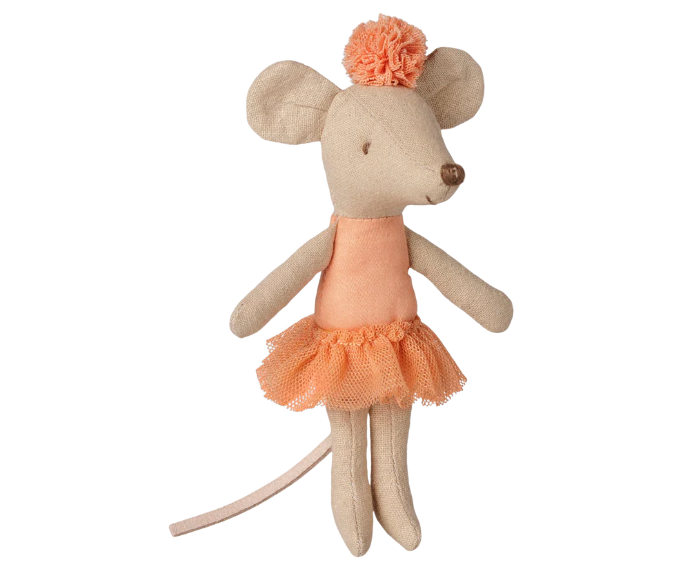Maileg -Ballerina - Abrikoos - Kleine zus. Verwacht oktober/november