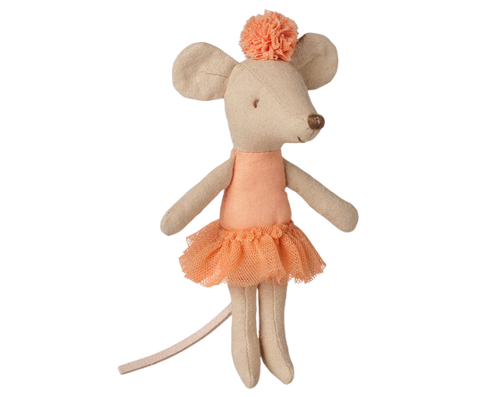 Maileg -Ballerina - Abrikoos - Kleine zus. Verwacht oktober/november