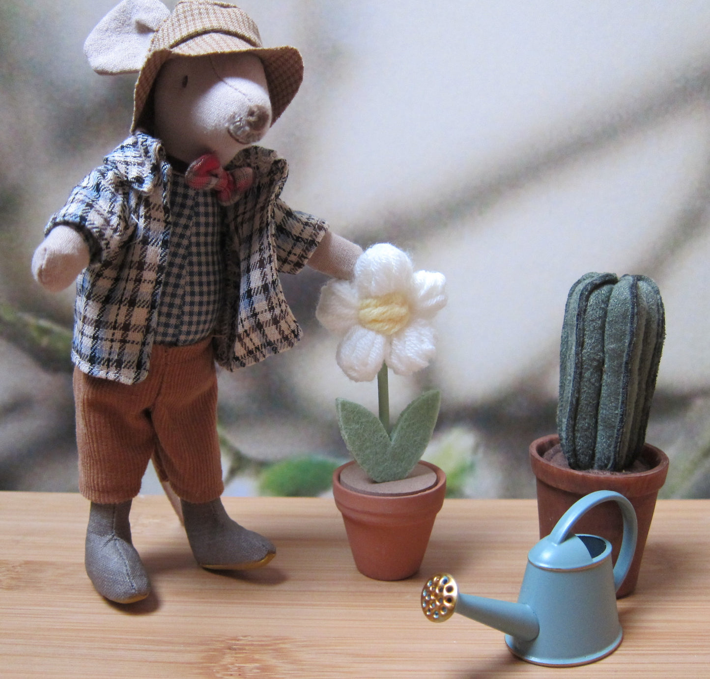 Snipsels - Potje met margriet.