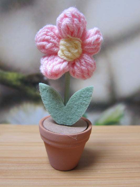 Snipsels - Potje met margriet.