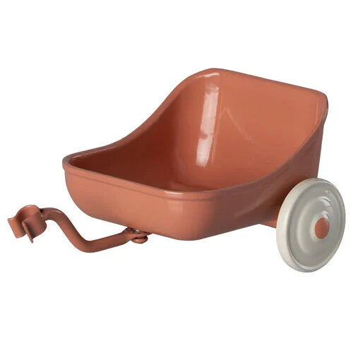 Maileg - Aanhanger voor driewieler - coral.
